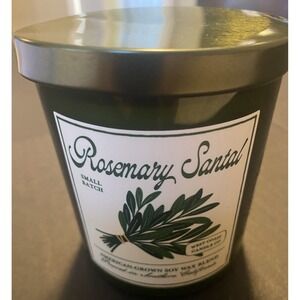 Leoben Fresh Basil One Wick 9oz Candle Hand Poured Made In USA Rare